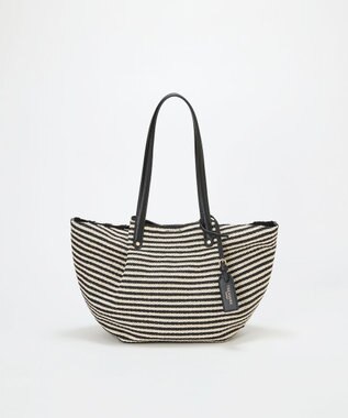 TOPKAPI 【TREASURE TOPKAPI】ロングハンドル タック カゴバッグ ブラック