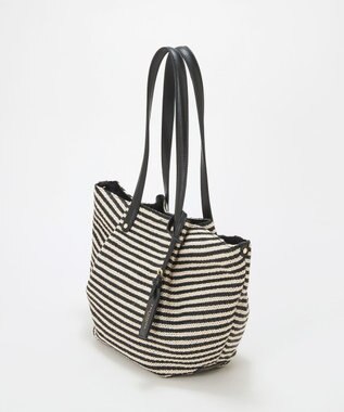 TOPKAPI 【TREASURE TOPKAPI】ロングハンドル タック カゴバッグ ブラック