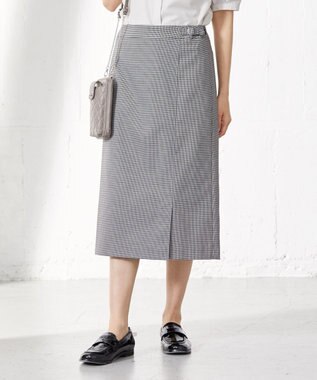 【洗える】杢チェック スカート