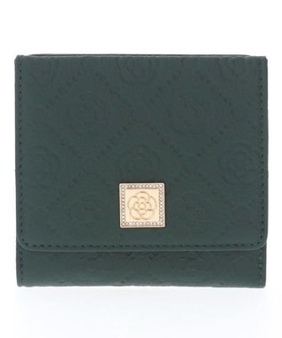 CLATHAS フリーズ BOX二つ折り財布 ディープグリーン