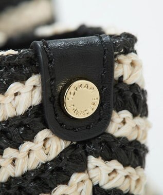 TOPKAPI 【TREASURE TOPKAPI】ロングハンドル タック カゴバッグ ブラック