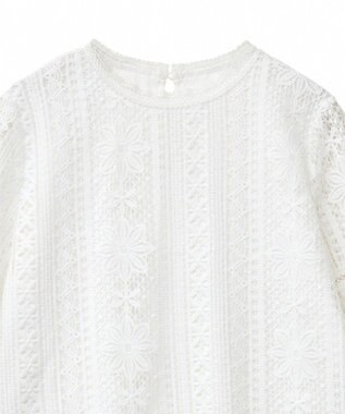 earth music&ecology レースプルオーバー Off White