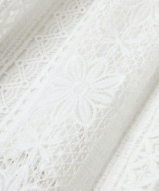 earth music&ecology レースプルオーバー Off White