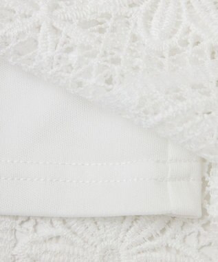 earth music&ecology レースプルオーバー Off White