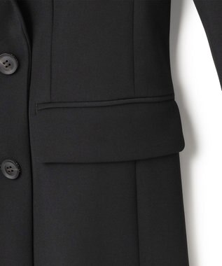 BEIGE， 【洗える・L-size】ALAINA / ダブルジャケット Black