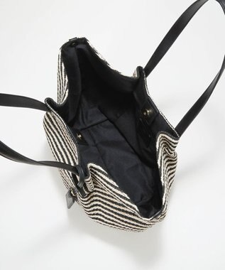 TOPKAPI 【TREASURE TOPKAPI】ロングハンドル タック カゴバッグ ブラック