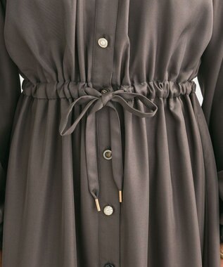 Green Parks ・ＥＬＥＮＣＡＲＥ　ＤＵＥ　イロイロ釦ワンピース Charcoal Gray