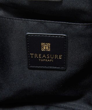 TOPKAPI 【TREASURE TOPKAPI】ロングハンドル タック カゴバッグ ブラック
