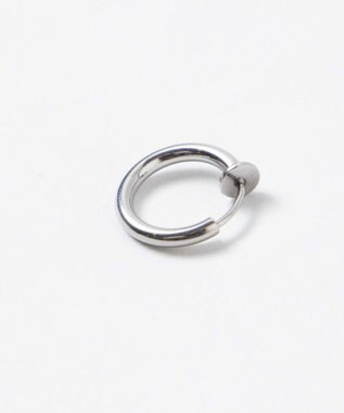 WEGO ステンレスフープイヤリング シルバー