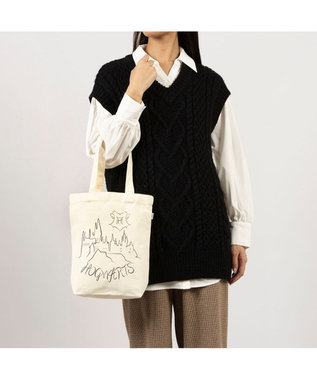 ing <ing>【ハリー・ポッターコラボレーション】ホグワーツデザイントートバッグ アイボリービー