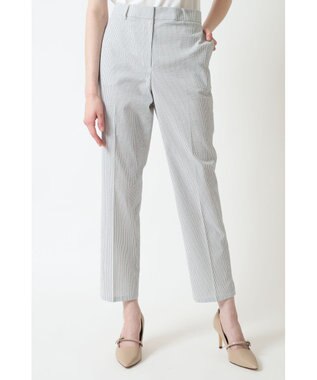 DAKS COOL MAX シアサッカークロップドパンツ