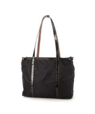 LA BAGAGERIE 【エコユース】ナイロン×型押しエナメル　2WAYA4トート