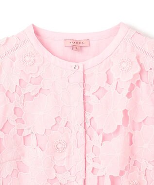 TOCCA 【消臭】FLOATING FLOWER ブラウス ピンク