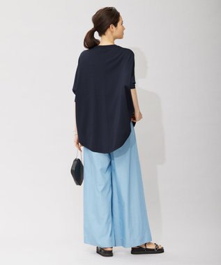 ICB 【洗える】 UnleashLite タックパンツ サックスブルー系