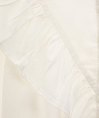 AMERICAN HOLIC スタンドカラーフリルブラウス Off White