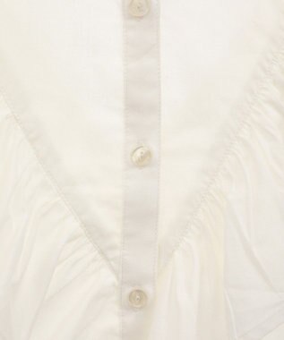 AMERICAN HOLIC スタンドカラーフリルブラウス Off White