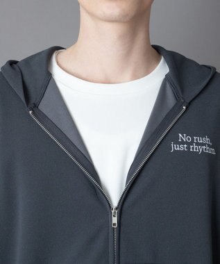 WEGO 【ユニセックス着用ITEM】アンサンブルZIPパーカー（LS） ブラック中濃色