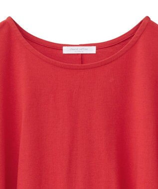 Green Parks 袖フレアドッキングカットプルオーバー Red