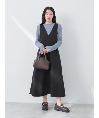 earth music&ecology シアーリブニットプルオーバー Sax