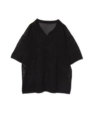 WEGO メッシュポロニットプルオーバー（S） ブラック