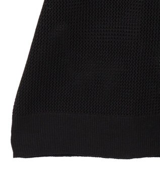 WEGO メッシュポロニットプルオーバー（S） ブラック