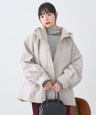 earth music&ecology マルチウェイマウンテンパーカー Beige