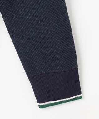 23区GOLF 【MEN】【ウォッシャブル】ハーフジップニットプルオーバー ネイビー系