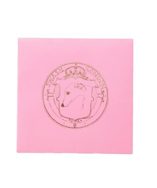 MOONBAT 【日本製】SWASH LONDON ポストカードプリント コットン スカーフハンカチ ピンク