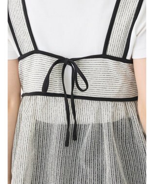 Green Parks シアーラメキャミビスチェ Ecru