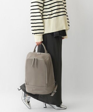 ACE BAGS & LUGGAGE W&.Day/Night ピルクエット レザーリュック A4サイズ 13.3インチPC収納 19011 ダブルアンドデイナイト グレージュ