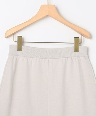 組曲 S 【WEB限定】チュールニット×リバーシブルスカート セット ライトグレー系