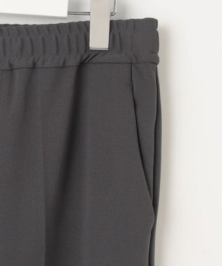 23区GOLF 【WOMEN】キレイ目ジャージーゴルフパンツ グレー系