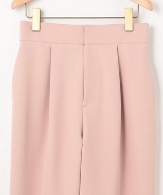 組曲 【洗える・ストレッチ】プランタンカラークロップド パンツ ピンク系