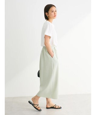 Green Parks ２ｗａｙ　フレンチスリーブ釦付ブラウソー Off White