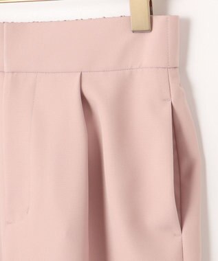 組曲 【洗える・ストレッチ】プランタンカラークロップド パンツ ピンク系