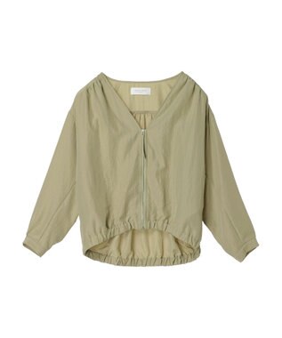 Green Parks イージーケア　Ｖネックブルゾン Khaki