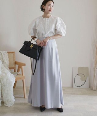 Green Parks AnriettMusee ショート丈ジャガードトップス Off White