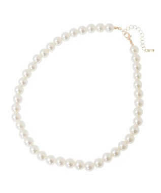 earth music&ecology パールショートネックレス Gold