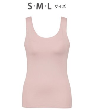 Wing インナー　カップ付きノースリーブ　【シンクロブラトップ】　ラクなのにきれいなバストシルエット　ウイング／ワコール　ET1131 ストロベリー