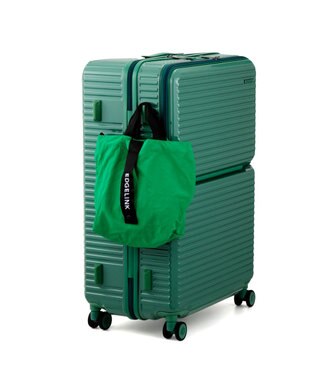 ACE BAGS & LUGGAGE EDGELINK クルーズボックスグリント スーツケース 101L フロントオープン 09144 エッジリンク グリーン