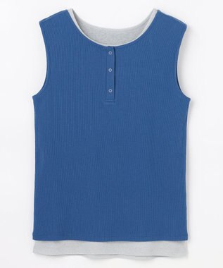 ANY 【2SET】ツインセットヘンリーネックタンクトップ