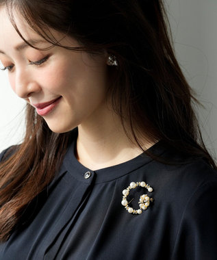 ANY SIS クレセントセット ブローチ