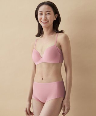 WACOAL ノンワイヤーブラ [GOCOCi/ワコール] 脇高設計 しっかりフィット 上向きのバストライン レディース CGG266 /ワコール ピンク