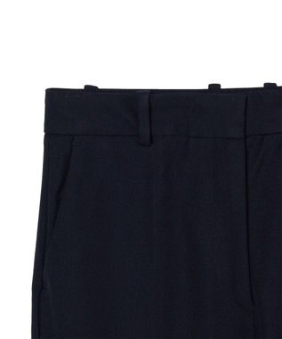 JOSEPH 【FOUNDATIONS】ギャバジンストレッチ フィットフレアートラウザーズ Navy