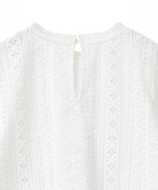 earth music&ecology レースプルオーバー Off White