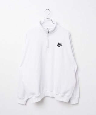 WEGO ヘビーウエイトハーフZIPワンポイントPO ホワイト