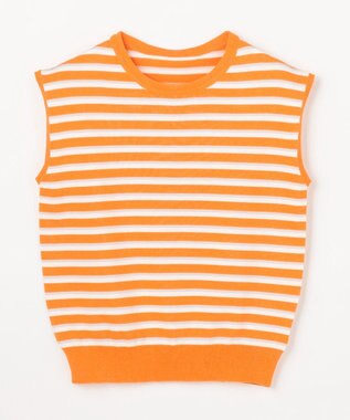 ANY ツインニットセット（ノースリーブニット＋カーディガン） マリーゴールド