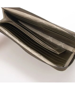 PELLE BORSA L字ファスナー長財布 Bark Goods バークグッズ 4837 カーキ