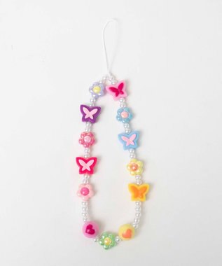 WEGO ビーズストラップキーホルダーE 柄1