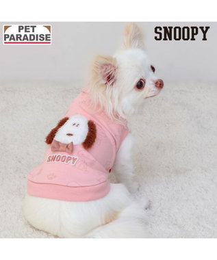  スヌーピー 淡色トレーナー 《ピンク》 小型犬